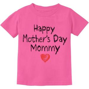 imageTstars Happy Mothers Day Mommy TShirt for Kids Gift for Mom Toddler ampamp Youth Shirt for Boys ampamp GirlsPink