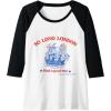 imageSo Long London Had A Good Run USA 4th of July TEE Raglan Baseball TeeBlackWhite