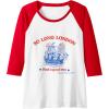 imageSo Long London Had A Good Run USA 4th of July TEE Raglan Baseball TeeRedWhite