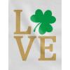 imageTstars  Irish Clover Love St Patricks Day Cute Irish Baby BodysuitWhite