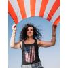imageTstars 4th of July Tank Tops for Women Distressed USA American Flag 1776 Womens Memorial Day Shirt Patriotic Racerback TopBlack