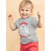 imageTstars Big Brother Shirt for Toddler Rubble Paw Marshall Skye Chase Patrol Toddler Kids TShirtGray