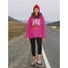 imageTstars California Bear Republic Retro Flag Sweatshirts Pullover Hoodies for WomenPink