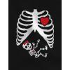 imageTstars Halloween Pregnancy Baby Girl Xray Shirt Burger Skeleton Costume for CouplesDad Black  Mom Black