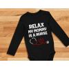 imageTstars Relax My Mommy Is a Nurse Funny Mom Nurse Gift Baby Long Sleeve BodysuitGreen