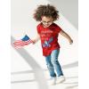 imageTstars Tractor Digging 4th of July Shirts Kids Memorial Day USA Flag Infant ampamp Toddler Patriotic ShirtsRed