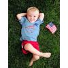 imageTstars Trex Dinosaur American Flag Boys 4th of July Shirt Toddler Kids PatrioticCalifornia Blue