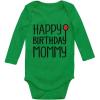 imageTstars Happy Birthday Mommy Mom Gifts Baby Boy Girl Infant Long Sleeve BodysuitGreen