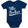 imageTstars Little Brother Newborn Outfit Baby Announcement Baby Boy Infant Bodysuit Sibling Shirts Little BroNavy