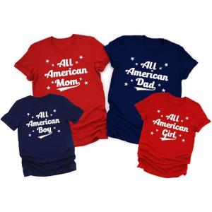 imageFamily Fourth of July Shirts USA 4th Outfits Matching T for Men Women ampamp Kids Mom ShirtRed