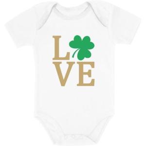 imageTstars  Irish Clover Love St Patricks Day Cute Irish Baby BodysuitWhite
