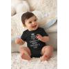 imageTstars Happy 1st Fathers Day Daddy New Dad Gifts Infant Baby Boy Girl Bodysuit 12M Black