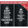 imageTstars Happy 1st Fathers Day Daddy New Dad Gifts Infant Baby Boy Girl Bodysuit 12M Black