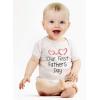 imageTstars Happy First Fathers Day Daddy New Dad Gifts from Daughter Son Baby Outfit