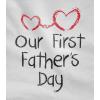 imageTstars Happy First Fathers Day Daddy New Dad Gifts from Daughter Son Baby Outfit