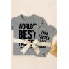 imageTstars Like Farter Like Son Dad and Baby Matching Outfits  New Dads Gifts Fathers Day Shirt and Infant BodysuitDad Gray  Son Gray
