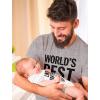 imageTstars Like Farter Like Son Dad and Baby Matching Outfits  New Dads Gifts Fathers Day Shirt and Infant BodysuitDad Gray  Son GrayWhite