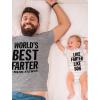 imageTstars Like Farter Like Son Dad and Baby Matching Outfits  New Dads Gifts Fathers Day Shirt and Infant BodysuitDad Gray  Son GrayWhite