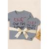 imageTstars Our First Fathers Day Dad and Baby Matching Outfits  New Dads Gift with Dad Shirt and Infant BodysuitDad Gray  Baby Gray