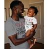 imageTstars Our First Fathers Day Dad and Baby Matching Outfits  New Dads Gift with Dad Shirt and Infant BodysuitDad Gray  Baby GrayWhite