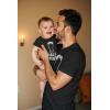 imageTstars Pint ampamp Half Pint Dad and Baby Matching Outfits  Gift for Dads Funny Fathers Day Shirt and Infant BodysuitDad Black  Baby Black
