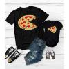 imageTstars Pizza Pie ampamp Slice Dad and Baby Matching Outfits  Fathers Day Dad TShirt and Infant BodysuitDad Black  Baby Black
