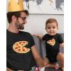 imageTstars Pizza Pie ampamp Slice Dad and Baby Matching Outfits  Fathers Day Dad TShirt and Infant BodysuitDad Black  Baby Black