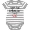 imageTstars Happy First Day Daddy New BabyGrayWhite