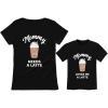 imageTstars Mommy Needs a Coffee Matching Outfits for Mother Daughter Son Mom and Me ShirtsWomens Black  Toddler Black