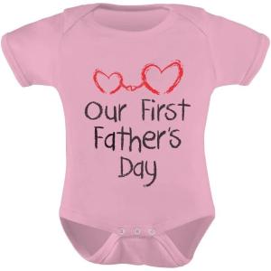 imageTstars Happy First Fathers Day Daddy New Dad Gifts from Daughter Son Baby Outfit
