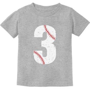 imageTstars Shark 3rd Birthday Shirt Boy Girl Gift for 3 Year Old Toddler Kids TShirtGray