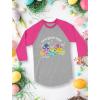 imageBaby Shark Girls Boys Easter Shirt Easters Egg Hunt Toddler Kids Raglan TShirt Easter Eggs 2TPink