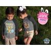 imagePaw Patrol Egg Hunt Shirt Im Digging Easter Toddler Kids Raglan TShirt Dark GrayDark Gray