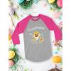 imageTstars Baby Shark Girls Boys Easter Shirt Easters Egg Hunt Toddler Kids Raglan TShirt Happy EasterPink