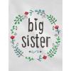 imageTstars Big Sister for Big Sister ToddlerKids Girls Fitted TShirtGray