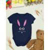imageTstars Bunny Easter Baby Boy Girl Outfit BodysuitNavy