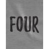 imageTstars Four 4th Birthday Shirt 4 Year Old Boys Girls 34 Sleeve Kids Raglan TShirtBlue