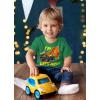 imageTstars Truck 4th Birthday Shirt Boy Girl Gift for 4 Year Old Toddler Kids TShirtGreen