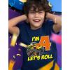 imageTstars Truck 4th Birthday Shirt Boy Girl Gift for 4 Year Old Toddler Kids TShirtNavy