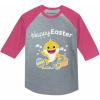 imageTstars Baby Shark Girls Boys Easter Shirt Easters Egg Hunt Toddler Kids Raglan TShirt Happy EasterPink