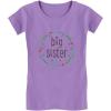 imageTstars Big Sister for Big Sister ToddlerKids Girls Fitted TShirtLavender