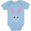 imageTstars Bunny Easter Baby Boy Girl Outfit BodysuitAqua