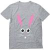 imageTstars Bunny Face Easter Mens Shirt Rabbit Pirate Hip Trio Bunnies TShirt for MenGray