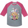 imageTstars Easter Kids Shirt Bunny 34 Sleeve Baseball Jersey Toddler ShirtPink