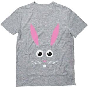 imageTstars Bunny Face Easter Mens Shirt Rabbit Pirate Hip Trio Bunnies TShirt for MenGray