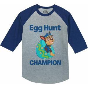 imageTstars Easter Kids Shirt Chase 34 Sleeve Baseball Jersey Toddler ShirtBlue