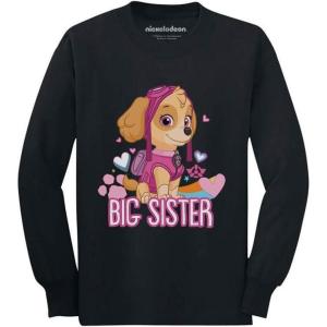 imageTstars Paw Patrol Skye Big Sister Sibling Girls Toddler Kids Long Sleeve TShirtBlack