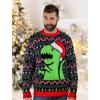 imageSanta Trex Funny Ugly Christmas Sweater for Men Women Dinosaur Xmas Sweaters XLarge Multicolor