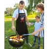imageTstars 4th of July Aprons for Men Women American Flag Grilling BBQ Apron Apron One Size Black