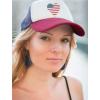 imageTstars American Flag Hat 4th of July Trucker Mesh Cap Patriotic Hats for Men Women One SizeBlueWhiteRed
